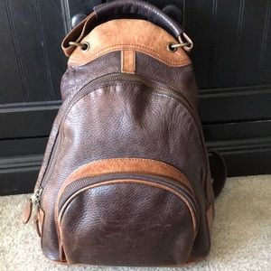Sundance Catalog Leather backpack